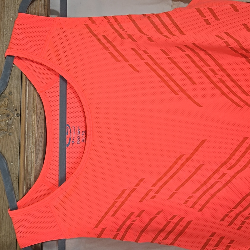 Champion Men's Neon Pink Sleeveless Tank Athletic Style In Size XL - Picture 2 of 6